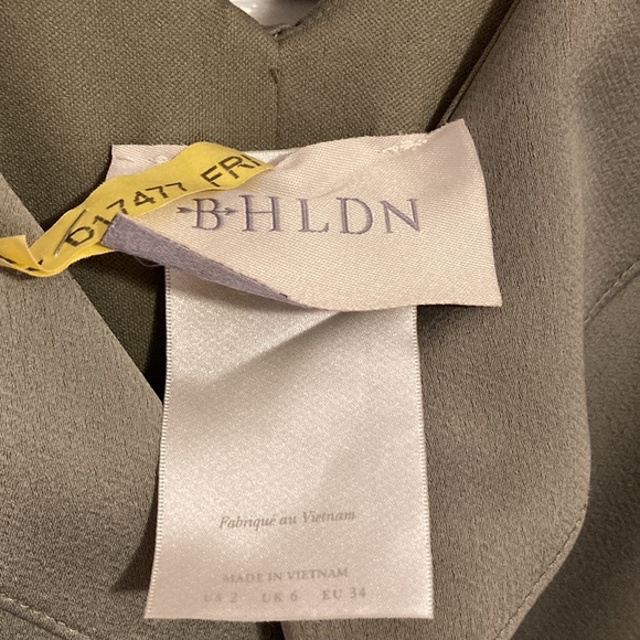 BHLDN Moss Tansy Satin Charmeuse Maxi Dress Size 2 - Picture 7 of 7